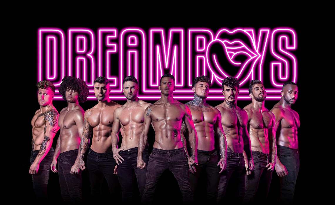 LES DREAMBOYS SÉDUISENT CELINE VAN OUYTSEL DANS L'ÉMISSION TV