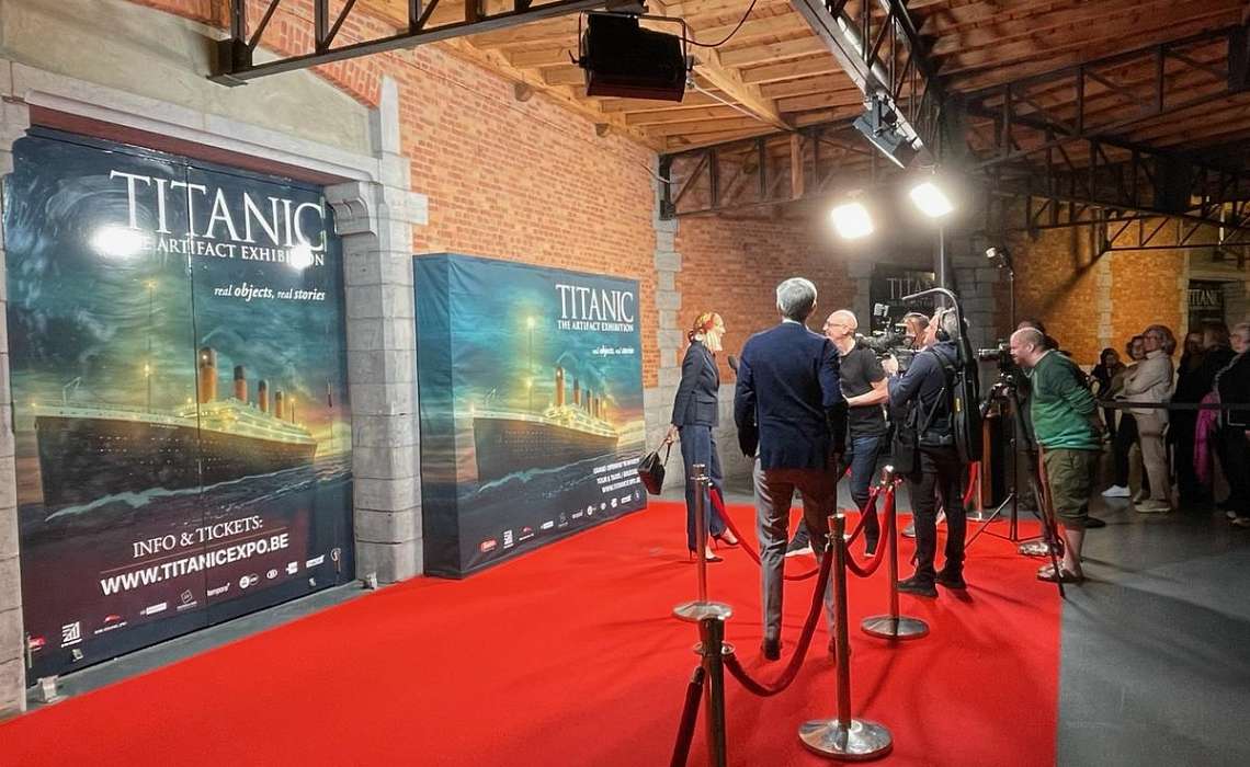 L'avant-première de Titanic L'exposition