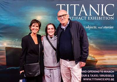 The premiere of Titanic: The Artifact Exhibition