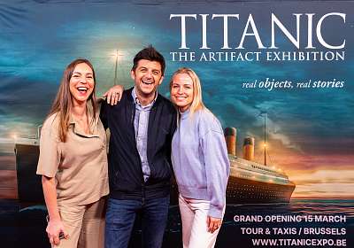 L'avant-première de Titanic L'exposition